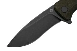 QSP Knife Raven QS122-D2 Rough Brown Micarta, Black D2, Navaja -Knives And Tools Comercio QS122 D2 03 qsp