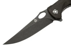 QSP Knife Gavial, QS126-D2 Blackwashed D2, Dark Brown Micarta Navaja -Knives And Tools Comercio QS126 D2 03 qsp