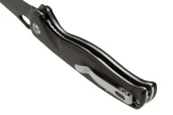 QSP Knife Gavial, QS126-D2 Blackwashed D2, Dark Brown Micarta Navaja -Knives And Tools Comercio QS126 D2 04 qsp