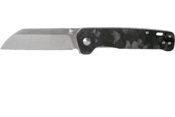 QSP Knife Penguin QS130-T Shredded Carbon Fibre G10, Navaja