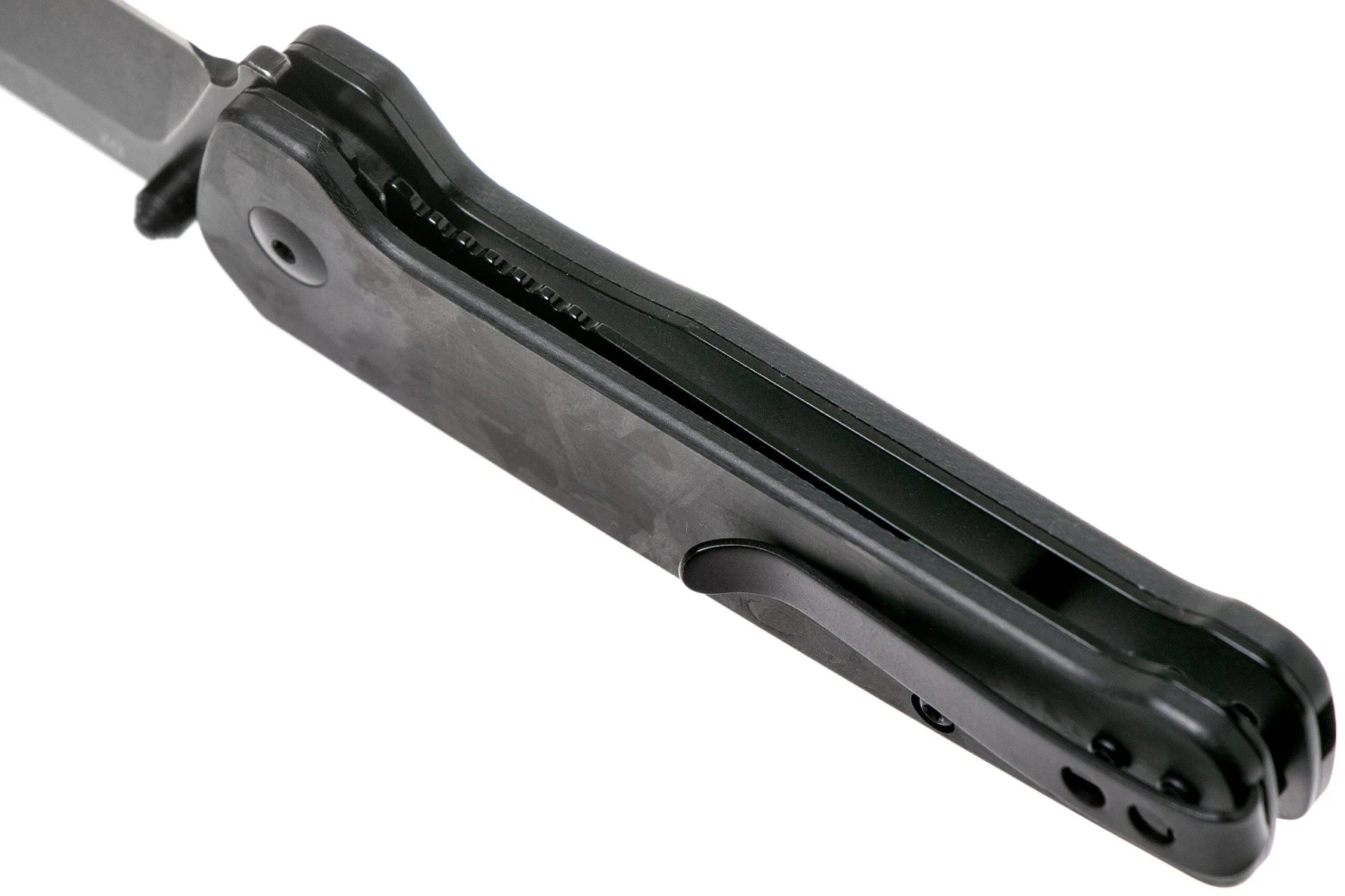 QSP Knife Penguin QS130-U Shredded Carbon Fibre G10, Blackwashed, Navaja 7 QSP Knife Penguin QS130-U Shredded Carbon Fibre G10, Blackwashed, Navaja - Imagen 5