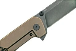 QSP Knife Penguin XL QS130XL-B, Blackwashed 20CV, Bronze Titanium Navaja -Knives And Tools Comercio QS130XL B 05 qsp