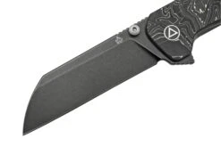 QSP Knife Penguin XL QS130XL-D2, Blackwashed 20CV, Aluminum Foil Carbon Fibre Navaja -Knives And Tools Comercio QS130XL D2 03 qsp