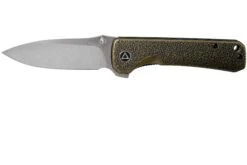 QSP Knife Hawk QS131-K Brass, Satin Navaja