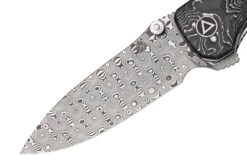 QSP Knife Hawk QS131-Q Damascus, Aluminum Foil Carbonfiber Navaja -Knives And Tools Comercio QS131 Q 03 qsp