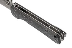 QSP Knife Hawk QS131-Q Damascus, Aluminum Foil Carbonfiber Navaja -Knives And Tools Comercio QS131 Q 07 qsp