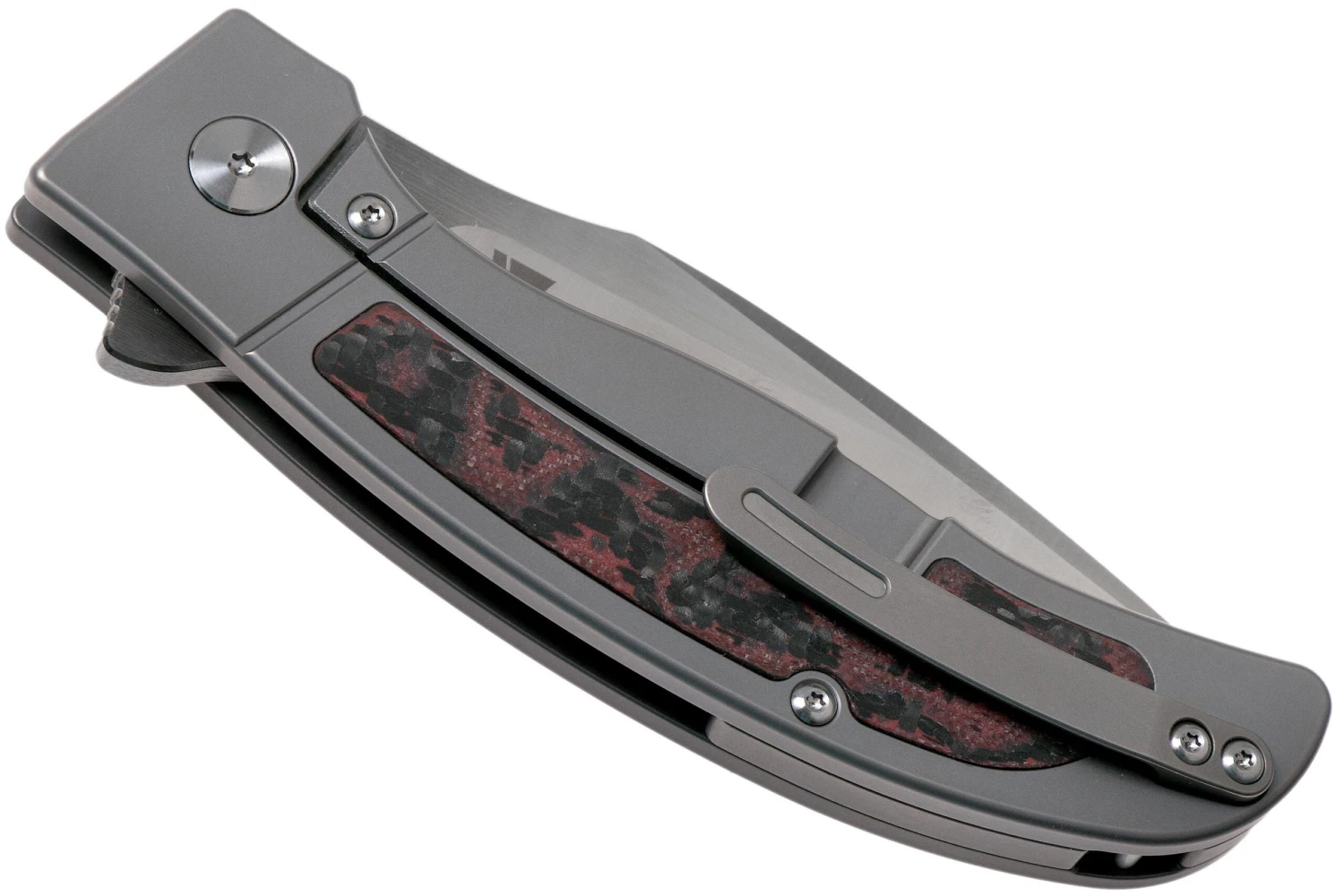 QSP Knife Legatus QS136-B Fibra De Carbono. Red G10 Cuchillo De Caballero, DBW Design 6 QSP Knife Legatus QS136-B Fibra De Carbono. Red G10 Cuchillo De Caballero, DBW Design - Imagen 4