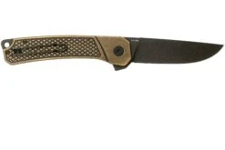 QSP Knife Osprey QS139-D2 Textured Brass, Blackwashed, Navaja -Knives And Tools Comercio QS139 D2 02 qsp knife