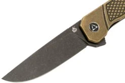 QSP Knife Osprey QS139-D2 Textured Brass, Blackwashed, Navaja -Knives And Tools Comercio QS139 D2 03 qsp knife