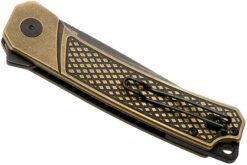 QSP Knife Osprey QS139-D2 Textured Brass, Blackwashed, Navaja -Knives And Tools Comercio QS139 D2 04 qsp knife