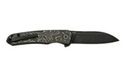 QSP Knife Otter QS140-A2 Blackwashed, Aluminum Foil Carbonfiber Navaja -Knives And Tools Comercio QS140 A2 02 qsp