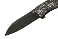 QSP Knife Otter QS140-A2 Blackwashed, Aluminum Foil Carbonfiber Navaja -Knives And Tools Comercio QS140 A2 03 qsp