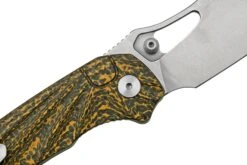 QSP Knife Hornbill QS146-A1 Golden Carbon Fiber, Stonewashed, Navaja -Knives And Tools Comercio QS146 A1 05 qsp