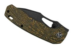 QSP Knife Hornbill QS146-A2 Golden Carbon Fiber, Black Stonewashed, Navaja -Knives And Tools Comercio QS146 A2 06 qsp