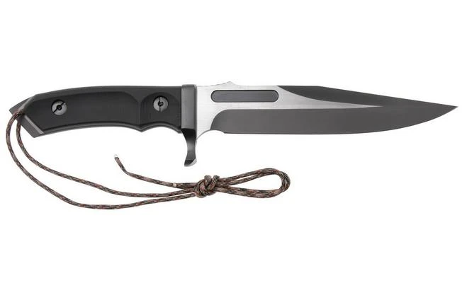 Rambo Last Blood 9416 Bowie Two Tone 3Cr13, Black Polymer Handle, Cuchillo Fijo, Diseño De Dietmar Pohl 4 Rambo Last Blood 9416 Bowie Two Tone 3Cr13, Black Polymer Handle, Cuchillo Fijo, Diseño De Dietmar Pohl - Imagen 2