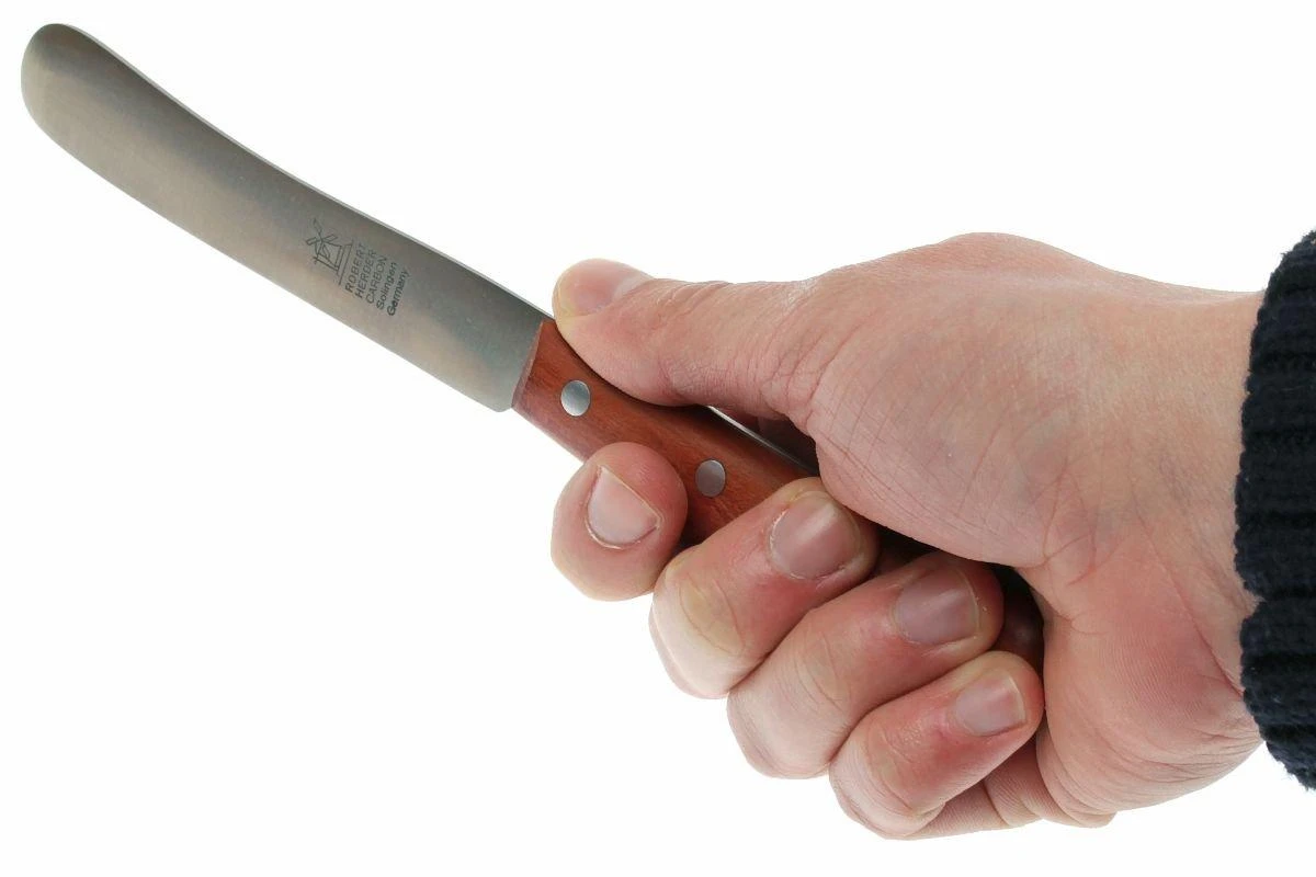 Robert Herder Cuchillo De Desayuno Buckels Carbon, Madera De Ciruelo 7 Robert Herder Cuchillo De Desayuno Buckels Carbon, Madera De Ciruelo - Imagen 5