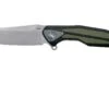 Rike Knife Tulay Black-Green Navaja -Knives And Tools Comercio RK TULAY BG 01 rike knives