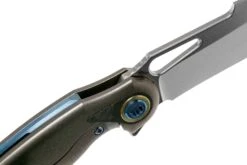 Rike Knife Unicorn Red Carbon Fibre Navaja -Knives And Tools Comercio RK UNI RCF 06 rike knives