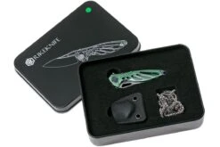 Rike Mini Hummingbird Navaja Damascus, Verde -Knives And Tools Comercio RKMINI GR 10 rike knives mini hummingbird rkmini gr 10