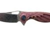 Rike Mini Hummingbird Navaja Damascus, Rosa -Knives And Tools Comercio RKMINI PK 01 rike knives mini hummingbird rkmini pk 01