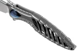 Rike Thor 6 Dark Grey Titanium, Navaja Integral -Knives And Tools Comercio RKTHOR6 DG 07 rike knives rkthor6 dg 07