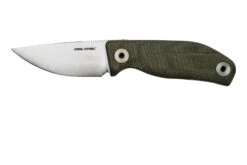 Real Steel CVX-80 OD Green Micarta 3562 Convex Cuchillo Bushcraft, Poltergeist Design