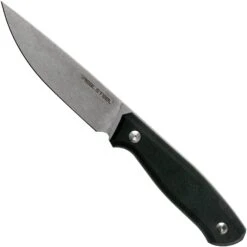 Real Steel Arbiter Stonewashed 3811 Cuchillo Fijo, Ostap Hel Design