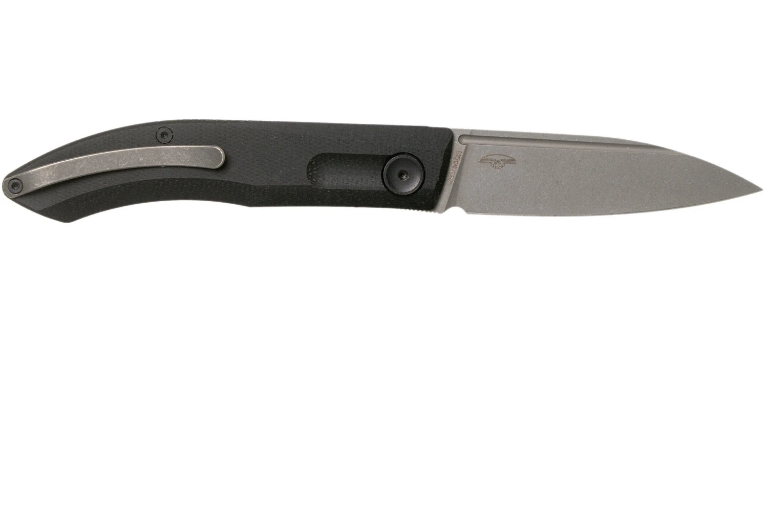 Real Steel Stella Black Canvas Micarta 7055 Knivesandtools Exclusive Navaja, Diseño Poltergeist 4 Real Steel Stella Black Canvas Micarta 7055 Knivesandtools Exclusive Navaja, Diseño Poltergeist - Imagen 2