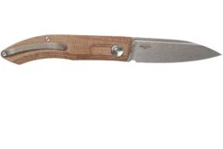 Real Steel Stella Natural Canvas Micarta 7056 Knivesandtools Exclusive Navaja, Diseño Poltergeist -Knives And Tools Comercio RL7056 02 real steel