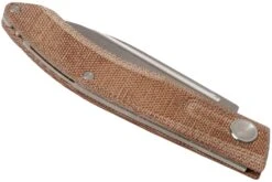 Real Steel Stella Natural Canvas Micarta 7056 Knivesandtools Exclusive Navaja, Diseño Poltergeist -Knives And Tools Comercio RL7056 04 real steel