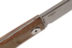 Real Steel Stella Natural Canvas Micarta 7056 Knivesandtools Exclusive Navaja, Diseño Poltergeist -Knives And Tools Comercio RL7056 06 real steel