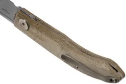 Real Steel Stella Green Canvas Micarta 7057 Knivesandtools Exclusive Navaja, Diseño Poltergeist -Knives And Tools Comercio RL7057 05 real steel