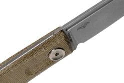 Real Steel Stella Green Canvas Micarta 7057 Knivesandtools Exclusive Navaja, Diseño Poltergeist -Knives And Tools Comercio RL7057 06 real steel