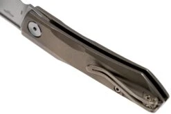 Real Steel Solis 7061S Beadblast Titanium, Silver, Navaja Slipjoint, Poltergeist Design 13 Real Steel Solis 7061S Beadblast Titanium, Silver, Navaja Slipjoint, Poltergeist Design -Knives And Tools Comercio RL7061S 05 real steel