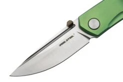 Real Steel Luna Maius Titanium Spring Green 7094, Navaja -Knives And Tools Comercio RL7094 03 realsteel