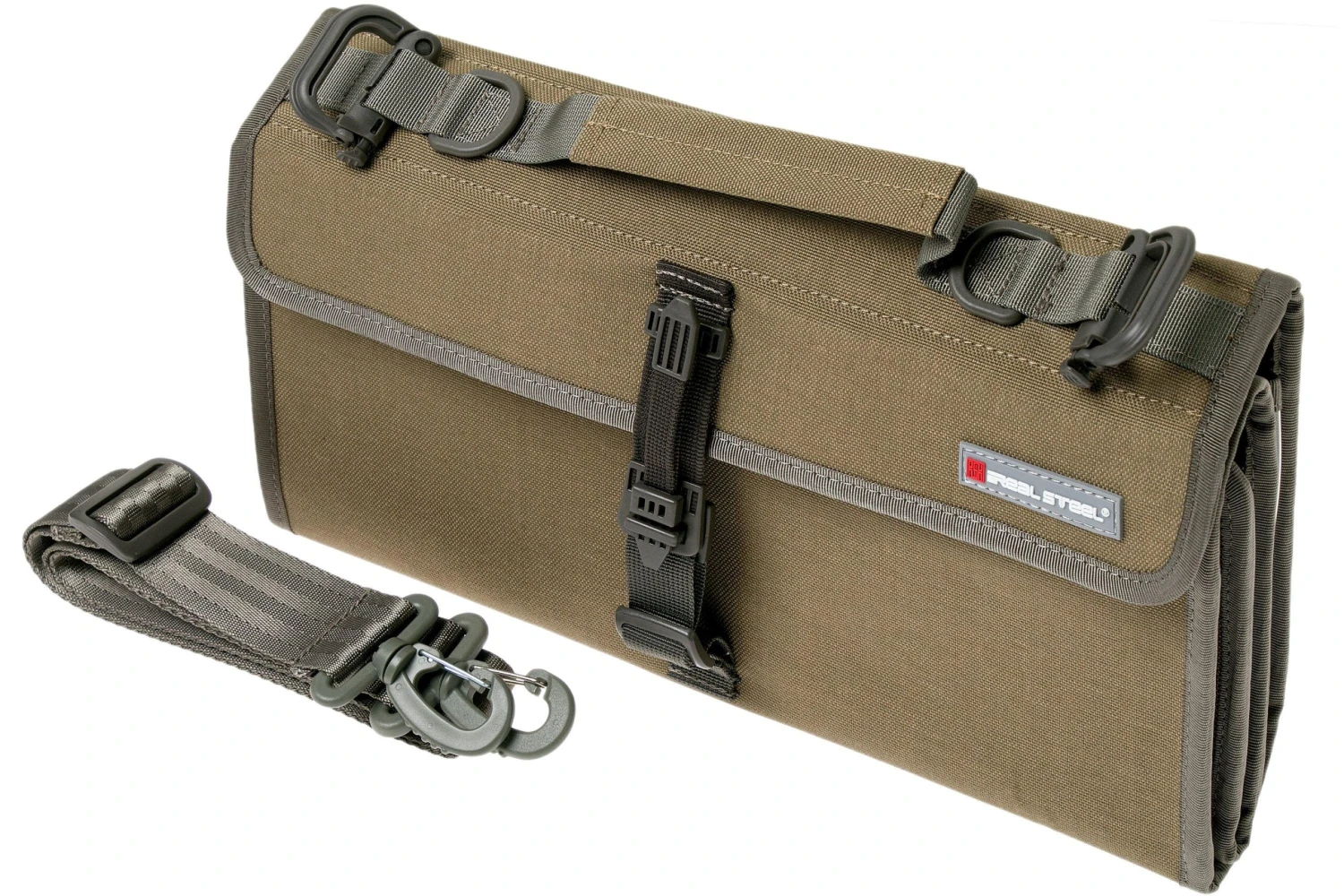 Real Steel Pilgrim 22 Khaki Grey RS042 Bolsa De Cuchillos 3 Real Steel Pilgrim 22 Khaki Grey RS042 Bolsa De Cuchillos