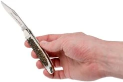 Robert Klaas Classic Line 100mm, Real Stag 383-451 Navaja Con Abrebotellas -Knives And Tools Comercio RS383 451 07 robert klaas rs383 451 07