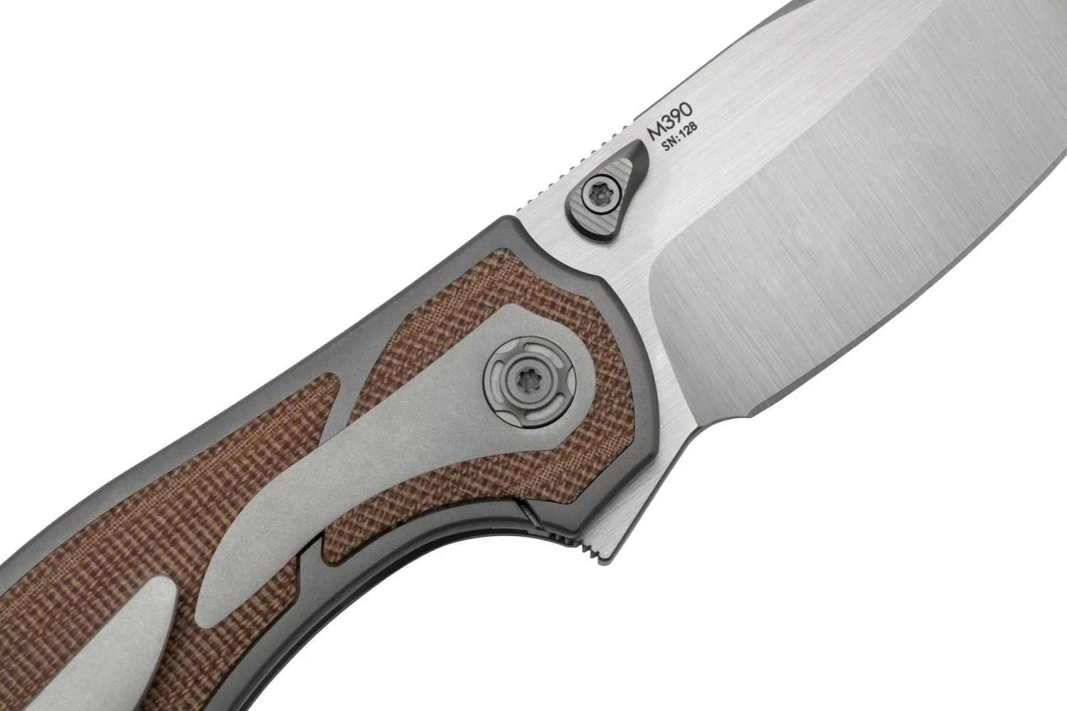 Reate Iron X, IRONX-BM Brown Micarta, Diseño Kirby Lambert 7 Reate Iron X, IRONX-BM Brown Micarta, Diseño Kirby Lambert - Imagen 5
