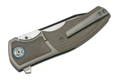 Reate Mini Crossroads M390, Green Micarta MCR-GRM Navaja, Diseño Kirby Lambert -Knives And Tools Comercio RT MCR GRM 05 reate