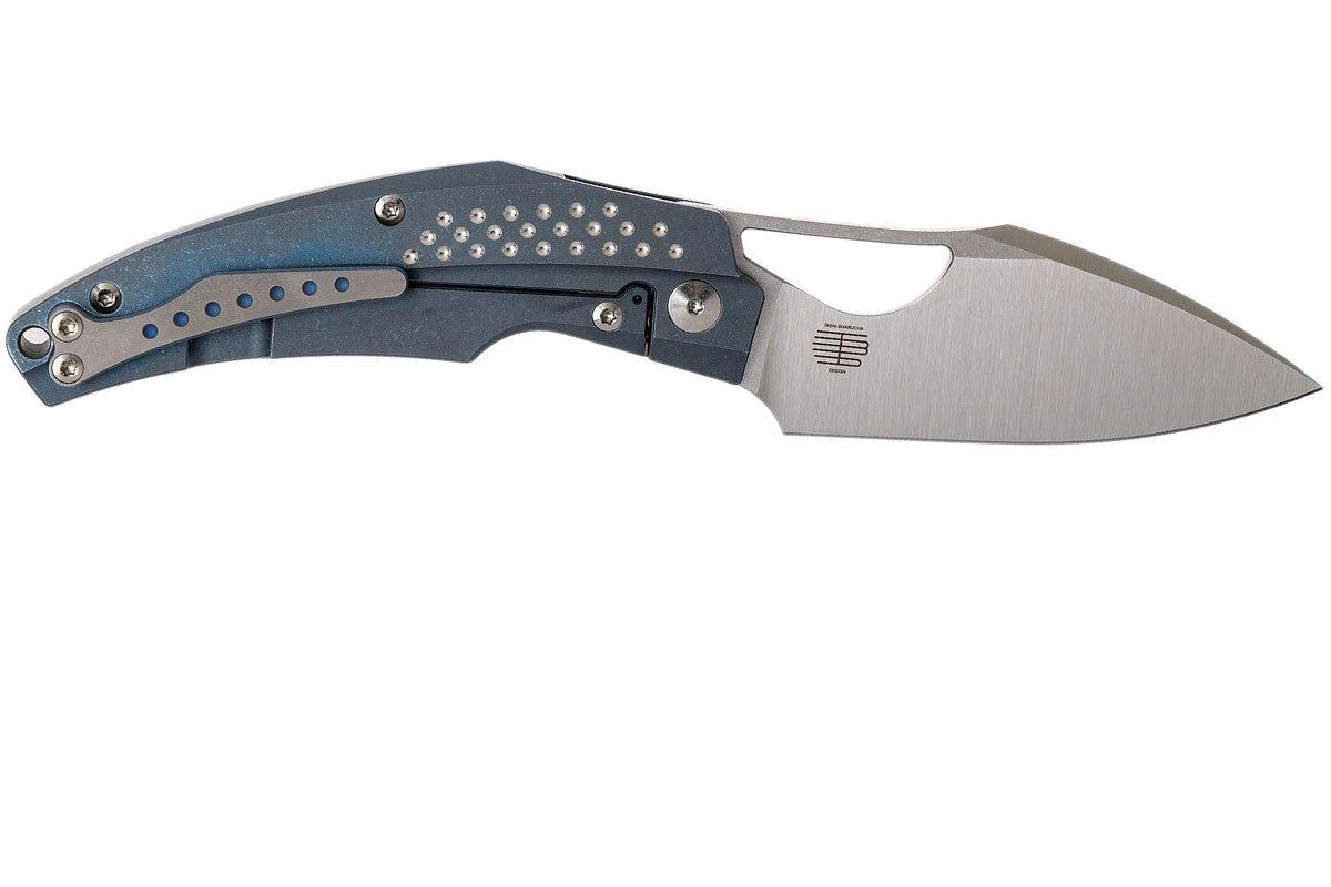Reate Baby Machine, Blue Handle, Satin RWL34 Blade, Tashi Bharucha Design 4 Reate Baby Machine, Blue Handle, Satin RWL34 Blade, Tashi Bharucha Design - Imagen 2