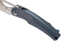 Reate Baby Machine, Blue Handle, Satin RWL34 Blade, Tashi Bharucha Design 17 Reate Baby Machine, Blue Handle, Satin RWL34 Blade, Tashi Bharucha Design -Knives And Tools Comercio RTBMACH BL 07 reate rtbmach bl 07