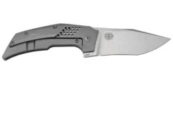 Reate T3500 Bead Blast Titanium Navaja, Diseño De Tashi Bharucha -Knives And Tools Comercio RTT3500 TI 02 reate
