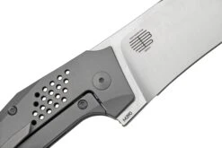 Reate T3500 Bead Blast Titanium Navaja, Diseño De Tashi Bharucha -Knives And Tools Comercio RTT3500 TI 05 reate