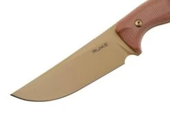 Ruike F186-MN Gold PVD D2, Brown Micarta, Cuchillo Fijo -Knives And Tools Comercio RUF186 MN 03 ruike