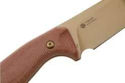 Ruike F186-MN Gold PVD D2, Brown Micarta, Cuchillo Fijo -Knives And Tools Comercio RUF186 MN 05 ruike