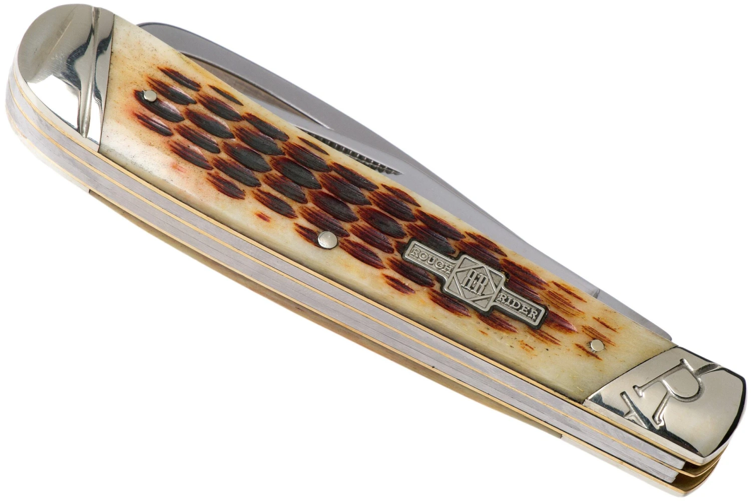 Rough Ryder Equestrian Trapper Amber Bone RR1971 Navaja Slipjoint 6 Rough Ryder Equestrian Trapper Amber Bone RR1971 Navaja Slipjoint - Imagen 4