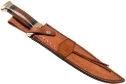 Rough Ryder Stacked Leather Bowie RR2006 Cuchillo Fijo -Knives And Tools Comercio RY2006 06 rough ryder