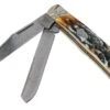 Rough Ryder Trapper Cinnamon Stag RR2155 Damascus Navaja Slipjoint
