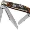 Rough Ryder Stockman Cinnamon Stag RR2160 Damascus Navaja Slipjoint -Knives And Tools Comercio RY2160 01 rough ryder
