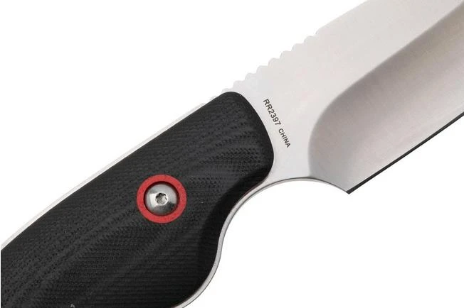Rough Ryder Code Red Black Bear RR2397, Satin Stainless Steel, Black Red G10, Cuchillo Fijo 7 Rough Ryder Code Red Black Bear RR2397, Satin Stainless Steel, Black Red G10, Cuchillo Fijo - Imagen 5